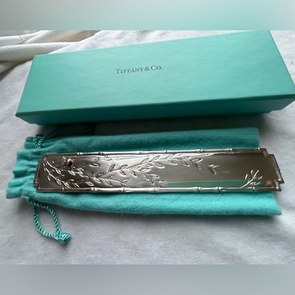 Tiffany & Co. Sterling Silver “Nature” Collection Bookmark